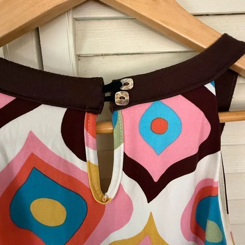 JM Collection Multicolor Geometric Mini Dress - Picture 6 of 7